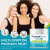 Psoriasis Cream, Scalp Treatment for Face and Body, Effective for Psoriasis, Folliculitis Treatment, Dry Scalp, Dandruff, Seborrheic Dermatitis Treatment, Herbal Anti Itch Cream Extra Strength