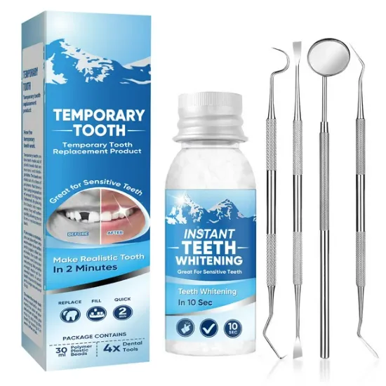 Tooth Repair Kit, Fixing the Missing and Broken Tooth Replacements Temporary