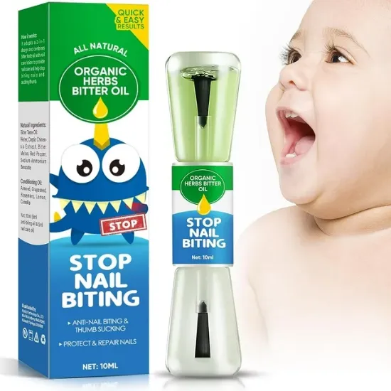 Nail Biting Treatment For Kids, Thumb Sucking Stop for Kids, Nail Biting Treatment for Adults, Nail Care Bitter Taste Safe Natural Plant Extract