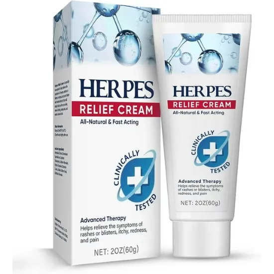 Hêrpes Cream Genital Treatment, Relief Cream for Hērpes Suffers, Gentle Treatment for Sensitive Skin