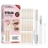 Eyelid Tape, Invisible Eyelid Lifter Strips, Instant Double Eyelid Lift for Hooded, Droopy, Uneven, Mono-Eyelids, Big Eye Tools with Fork Rods & Tweezers, 480 PCS