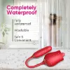 Rose Toy Vibrator for Women, 2 in 1 Vibrating Stimulator with 10 Modes, Rechargeable Sex Toys for Couples, Adult Toys