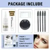 2-In-1 Eyelash & Eyebrow Tint Kit, Professional Lash & Brow Color Kit, Suitable for Salon & Home Use, Dark Brown