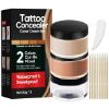 Picture of Tattoo Cover Up, Tattoo Concealer Makeup, 2 Colors waterproof concealer, Professional Waterproof Skin Concealer Set to Cover Tattoo/Scar/Acne/Birthmarks for Men and Women (2x20g)