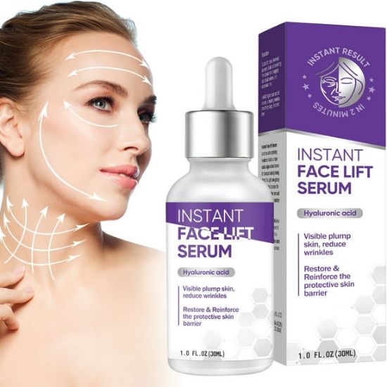 Picture of Instant Face Lift Cream, Anti-Aging Skin Tightening & Lifting Serum with Hyaluronic Acid, Effective Smooth Fine Lines, Wrinkles & Visibly Hide Loose Sagging Skin for All Skin Types