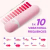 Picture of Thrusting Vibrator Wand, Mini Bullet Vibrator, G Spot Vibrator for Women, Adult Toys with 10 Vibration Modes