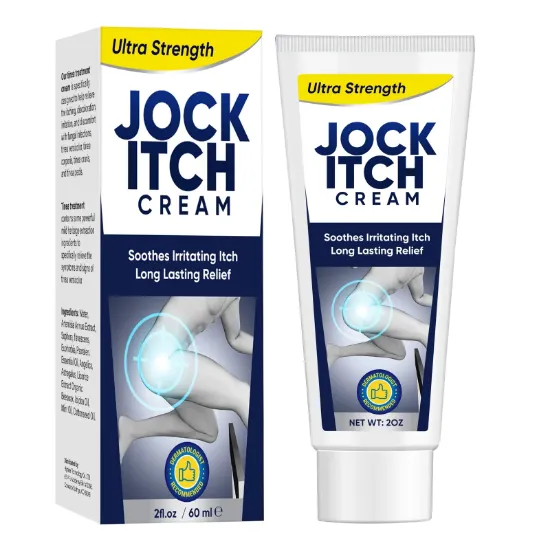 Picture of Jock Itch Cream, Jock Itch, Tinea Cruris, Jock Itch Cream Extra Strength for Men & Women, Tinea Corporis, Itch Cream - Powerful & Fast - 60g