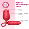 Picture of Rose Toys, 2 in 1 Rose Sex Toys Vibrators for Women G Spot Vibrator Partner Toys for Adult Pleasure Stimulator