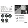 Picture of Shaboo Prints, 5 Modes, High-Pressure Handheld Showerhead